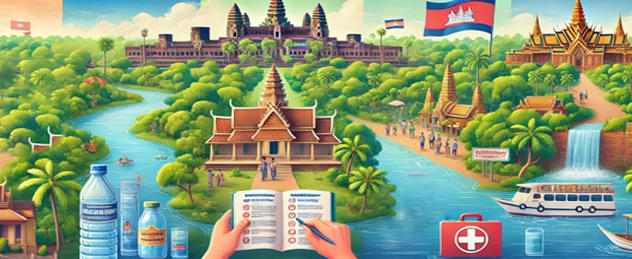 Travelers packing a health kit before exploring Laos