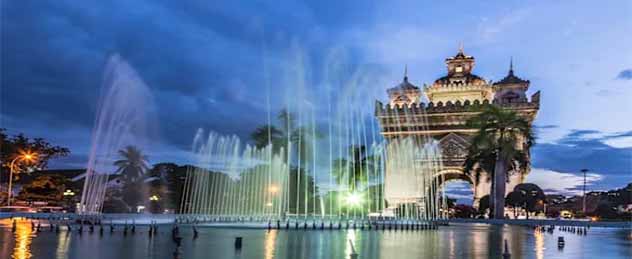 Pha That Luang stupa in Vientiane, Laos